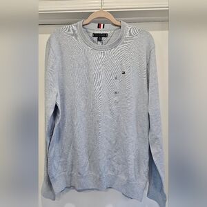 Tommy Hilfiger Blue Crewneck Men's Sweater - Size XL